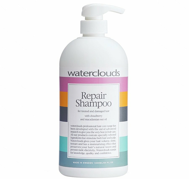 Regenerierendes Shampoo für behandeltes und strapaziertes Haar mit Moltebeere und Macadamianussöl - Waterclouds Repair Shampoo — Bild N2