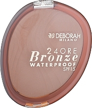 Düfte, Parfümerie und Kosmetik Wasserfester Gesichtsbronzer SPF 15 - Deborah Milano 24Ore Bronzer Waterproof SPF15