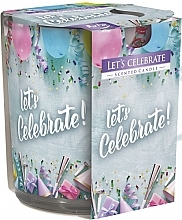 Duftkerze im Glas - Bispol Scented Candle Let's Celebrate  — Bild N1