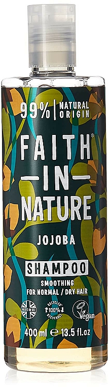 Shampoo für normales bis trockenes Haar mit Jojoba - Faith In Nature Jojoba Shampoo — Bild N1