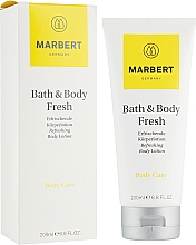 Düfte, Parfümerie und Kosmetik Erfrischende Körperlotion mit Zitrusduft - Marbert Bath & Body Fresh Refreshing Body Lotion
