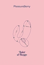 Vibrator für Paare mit Fernbedienung violett - Fairygasm PleasureBerry  — Bild N4