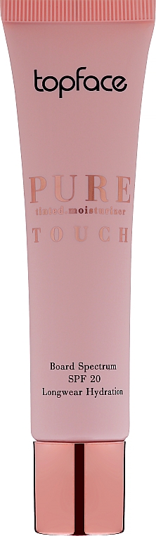 Feuchtigkeitsspendende Tönungscreme für das Gesicht SPF 20 - TopFace Pure Touch Tinted Moisturizer — Bild N1