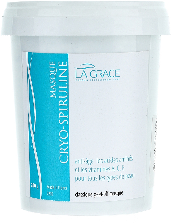 Alginat-Gesichtsmaske Spirulina - La Grace Masque Cryo-Spiruline﻿