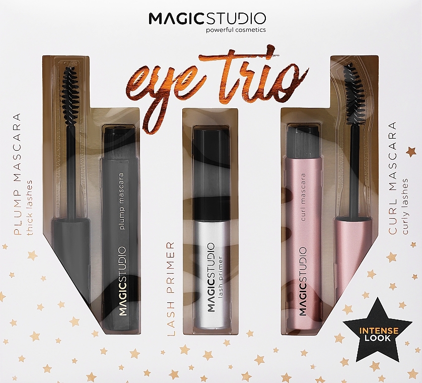 Set - Magic Studio Eye Trio Set (Wimperntusche 2x4g + Wimpernprimer 6g)  — Bild N1