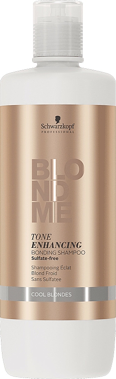 Farbneutralisierendes Shampoo für kühle Blondtöne - Schwarzkopf Professional Blondme Tone Enhancing Bonding Shampoo Cool Blondes — Bild N2