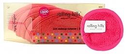 Düfte, Parfümerie und Kosmetik Wiederverwendbarer Schwamm zum Abschminken 3 St. mini pink - Rolling Hills Mini Makeup Remover Pink