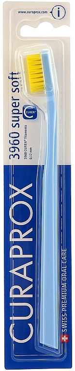 Zahnbürste extra weich CS 3960 blau-gelb - Curaprox — Bild N1