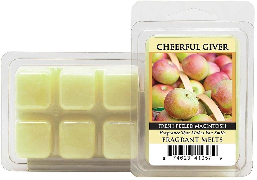 Duftwachs - Cheerful Candle Wax Melts Fresh Peeled Macintosh — Bild N1
