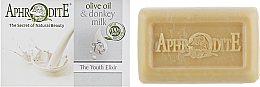 Düfte, Parfümerie und Kosmetik Seife mit Olivenöl und Eselsmilch - Aphrodite The Youth Elixir Olive Oil & Donkey Milk Soap