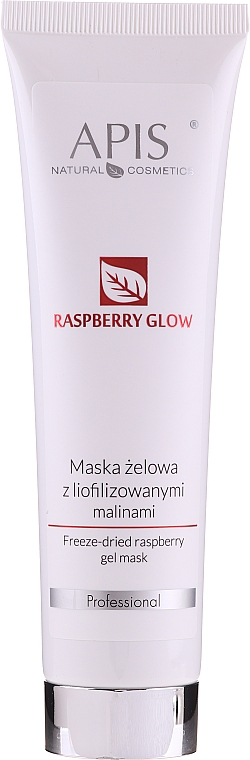 Gesichtsmaske mit gefriergetrockneter Himbeere - Apis Professional Raspberry Glow Freeze-Dried Rasberry Gel Mask — Bild N3