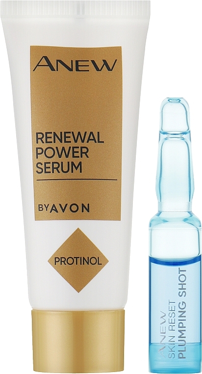 Gesichtspflegeset - Avon Anew Protinol (Serum 10ml + Ampulle 7x1,3ml)  — Bild N2