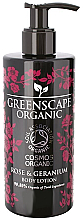 Düfte, Parfümerie und Kosmetik Körperlotion Rose & Geranie - Greenscape Organic Body Lotion Rose & Geranium