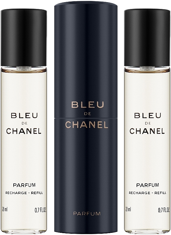 Chanel Bleu de Chanel Parfum Twist And Spray Set - Duftset (parfum 20ml x3) — Bild N2