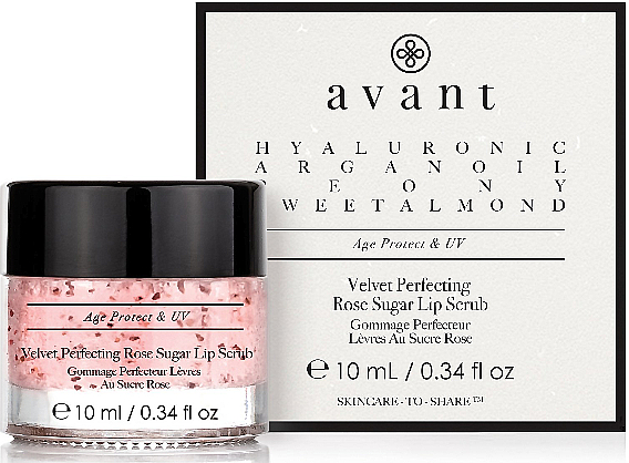 Zuckerpeeling für die Lippen mit Rose - Avant Velvet Perfecting Rose Sugar Lip Scrub — Bild N1