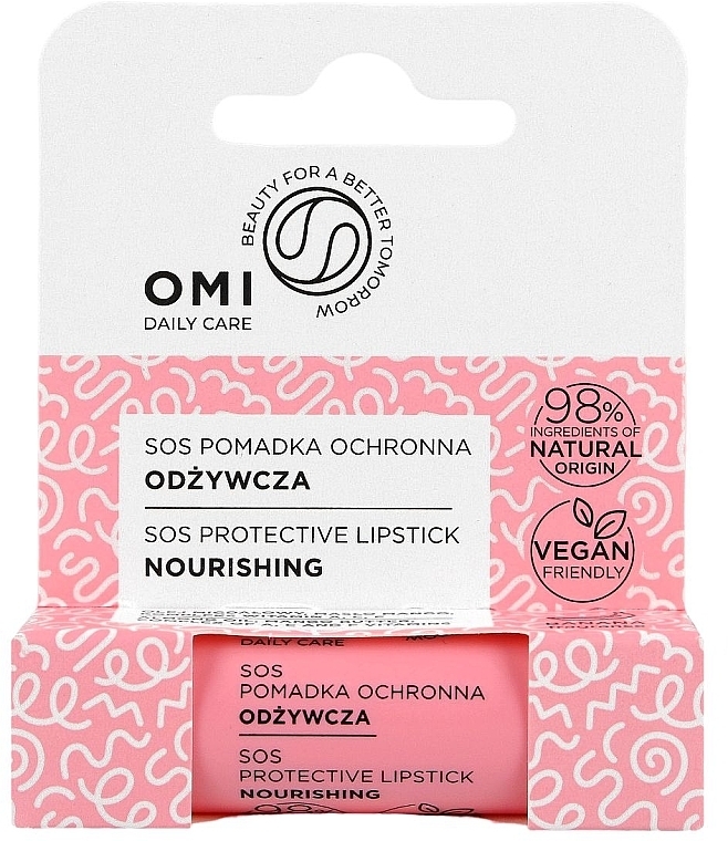 Pflegender Lippenbalsam - Allvernum Omi Daily Care SOS Protective Lipstick Nourishing — Bild N1