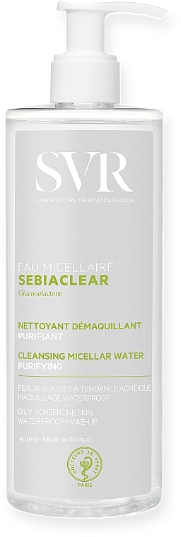Mizellen-Reinigungswasser für das Gesicht - SVR Sebiaclear Purifying Cleansing Water — Bild N1