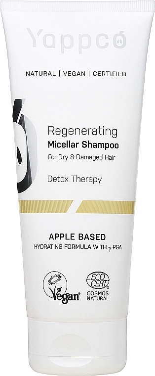 Regenerierendes Mizellen-Shampoo für trockenes und strapaziertes Haar - Yappco Regenerating Micellar Shampoo — Bild N1