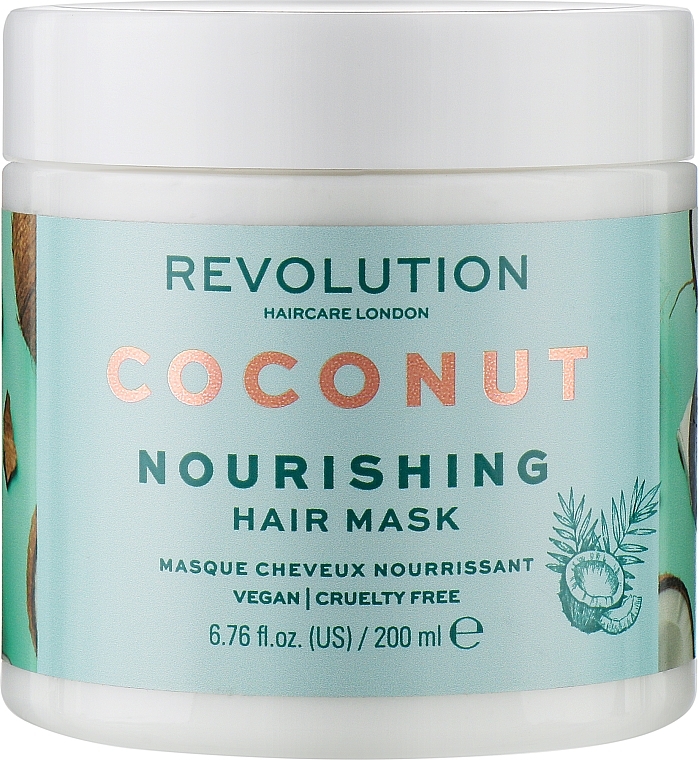 Pflegende Haarmaske mit Kokosnuss - Makeup Revolution Coconut Nourishing Hair Mask — Bild N1