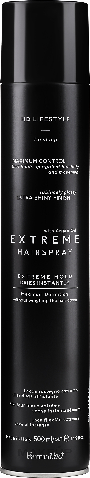 Haarlack Extra starker Halt - Farmavita HD Hair Spray Extreme — Foto 500 ml