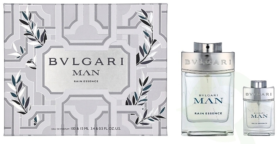 Bvlgari Man Rain Essence  - Set (Eau de Parfum 100ml + Eau de Parfum 15ml) — Bild N1