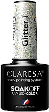 Düfte, Parfümerie und Kosmetik Gel Nagellack - Claresa Glitter SoakOff UV/LED Color