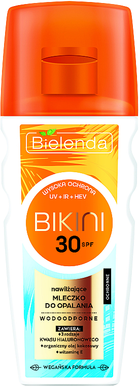 Feuchtigkeitsspendende Sonnenschutzlotion SPF30 - Bielenda Bikini — Bild N1