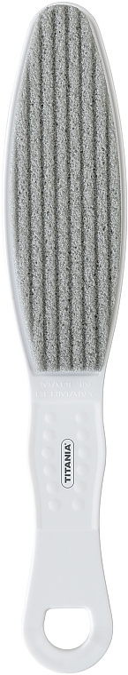 Doppelseitige Pediküre-Nagelfeile mit Bimsstein grau - Titania — Bild N2