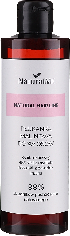 Haarspülung mit Himbeeressig für fettiges Haar - NaturalME Natural Hair Line Balm