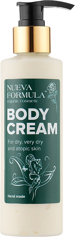 Lipidaufbauende Körpercreme mit Omega-3-6-9 für trockene und atopische Haut - Nueva Formula Body Cream — Bild N1