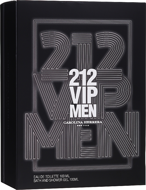 Carolina Herrera 212 VIP Men - Duftset (Eau de Toilette 100ml + Duschgel 150ml) — Bild N1