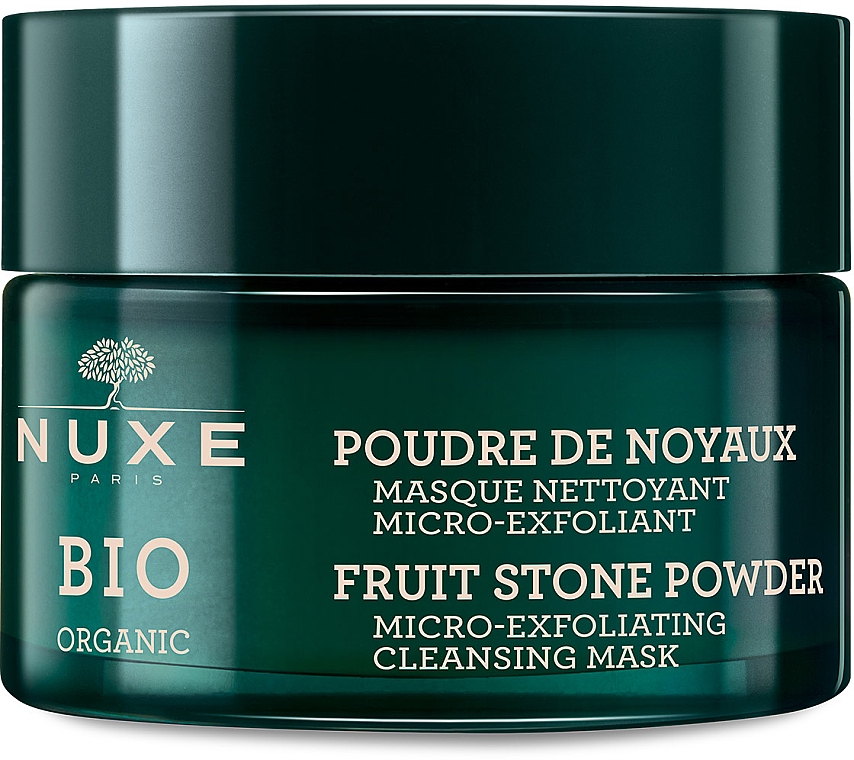 Gesichtspeeling-Maske mit Aprikosenkernpulver und Salicylsäure für alle Hauttypen - Nuxe Bio Organic Micro-Exfoliating Cleansing Mask — Bild N1