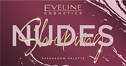 Düfte, Parfümerie und Kosmetik Lidschattenpalette - Eveline Cosmetics Shocking Nudes Eyeshadow Palette
