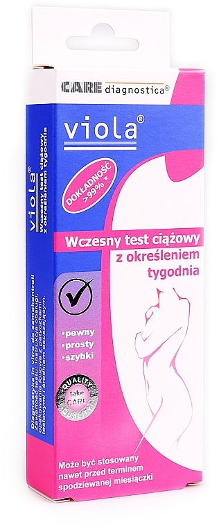 Schwangerschaftsfrühtest mit Wochenbestimmung - Farmabol Viola Early Pregnancy Test — Bild N1