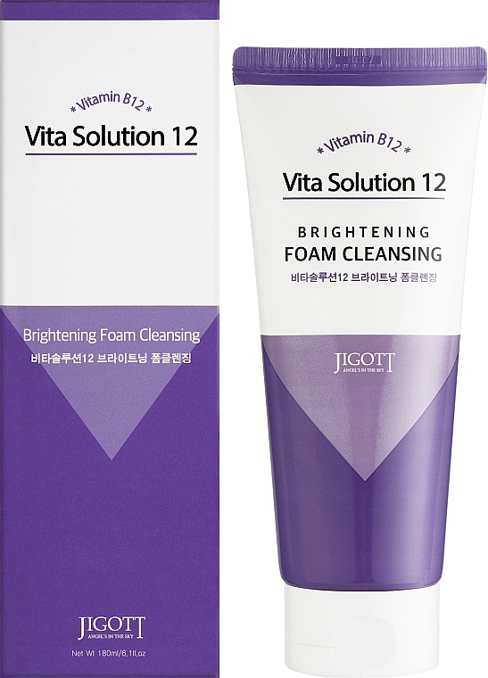 Aufhellender Reinigungsschaum - Jigott Vita Solution 12 Brightening Foam Cleansing — Bild N2
