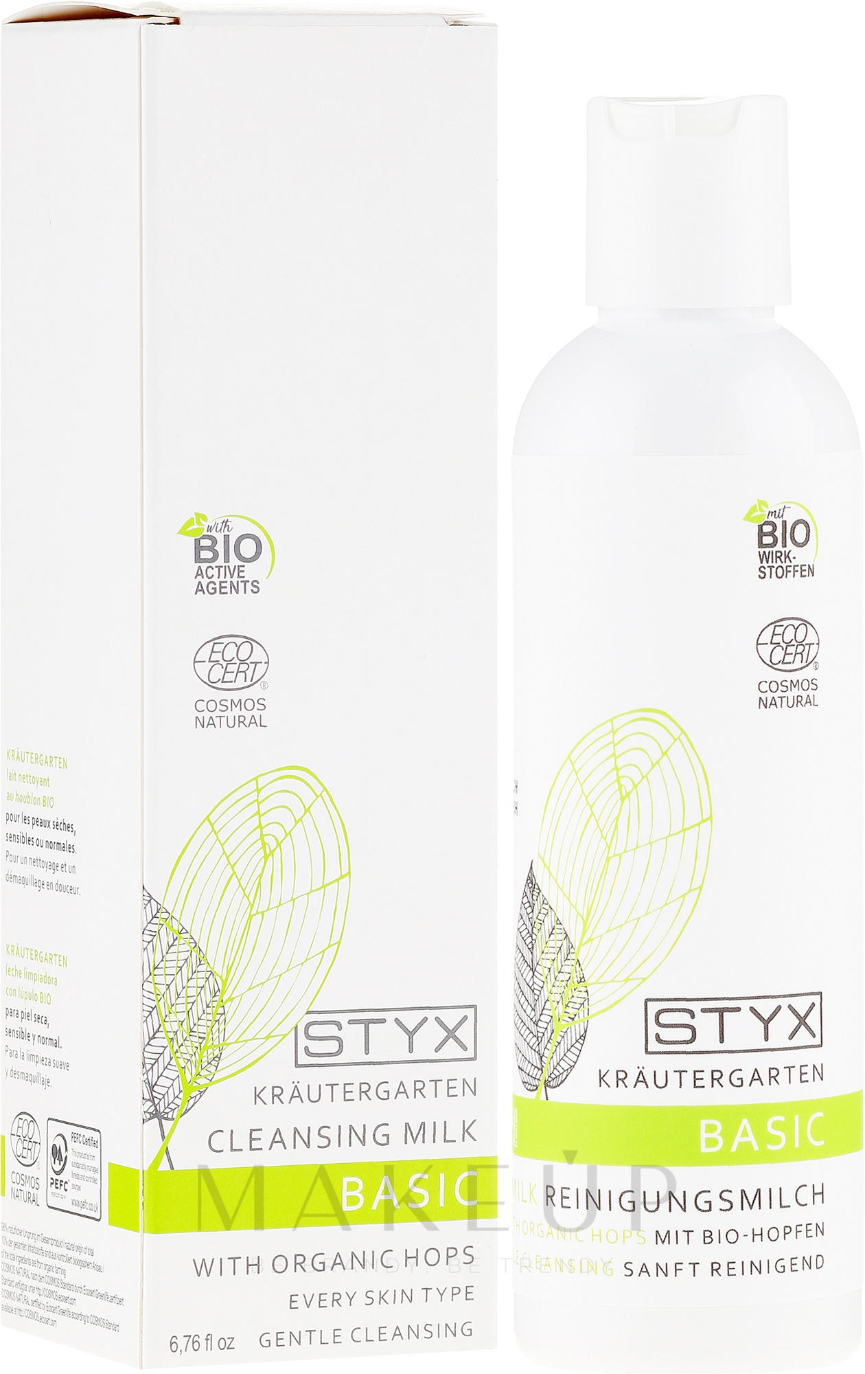 Gesichtsrenigungsmilch mit Bio-Hopfen - Styx Naturcosmetic Basic Cleansing Milk — Bild 200 ml