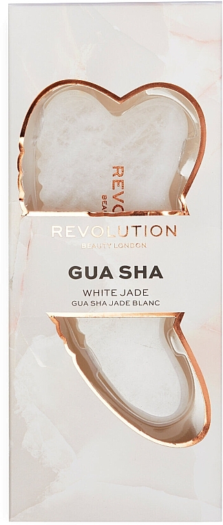 Massageplatte Gua Sha weiße Jade - Revolution Skincare White Jade Gua Sha — Bild N2