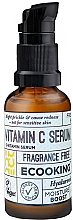 Düfte, Parfümerie und Kosmetik Feuchtigkeitsspendendes Gesichtsserum mit Vitamin C - Ecooking Vitamin C Serum