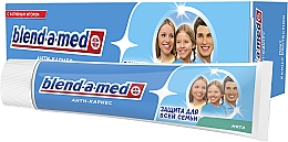 Düfte, Parfümerie und Kosmetik Anti-Karies Zahnpasta mit Fluorid - Blend-a-med Mint