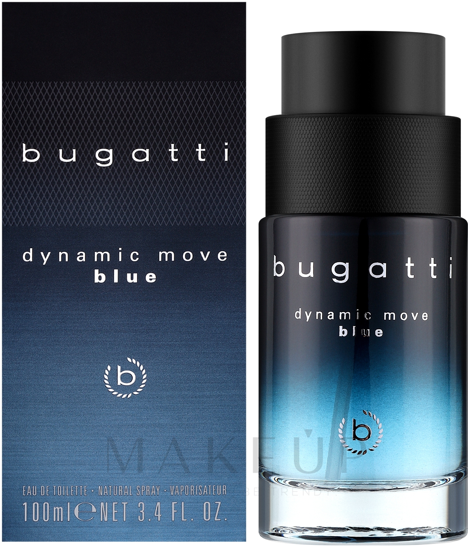 Bugatti Dynamic Move Blue - Eau de Toilette — Bild 100 ml