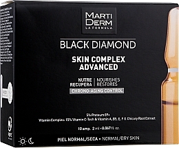 Gesichtsampullen für normale bis trockene Haut - MartiDerm Black Diamond Skin Complex Advanced — Bild N5