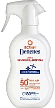 Sonnenschutzmilch-Spray für empfindliche und atopische Haut SPF 50+ - Denenes Sun Protective Milk SPF50+ — Bild N3