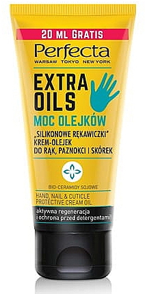 Cremeöl für Hände, Nägel und Nagelhaut - Perfecta Extra Oils Hand Cream — Bild N1