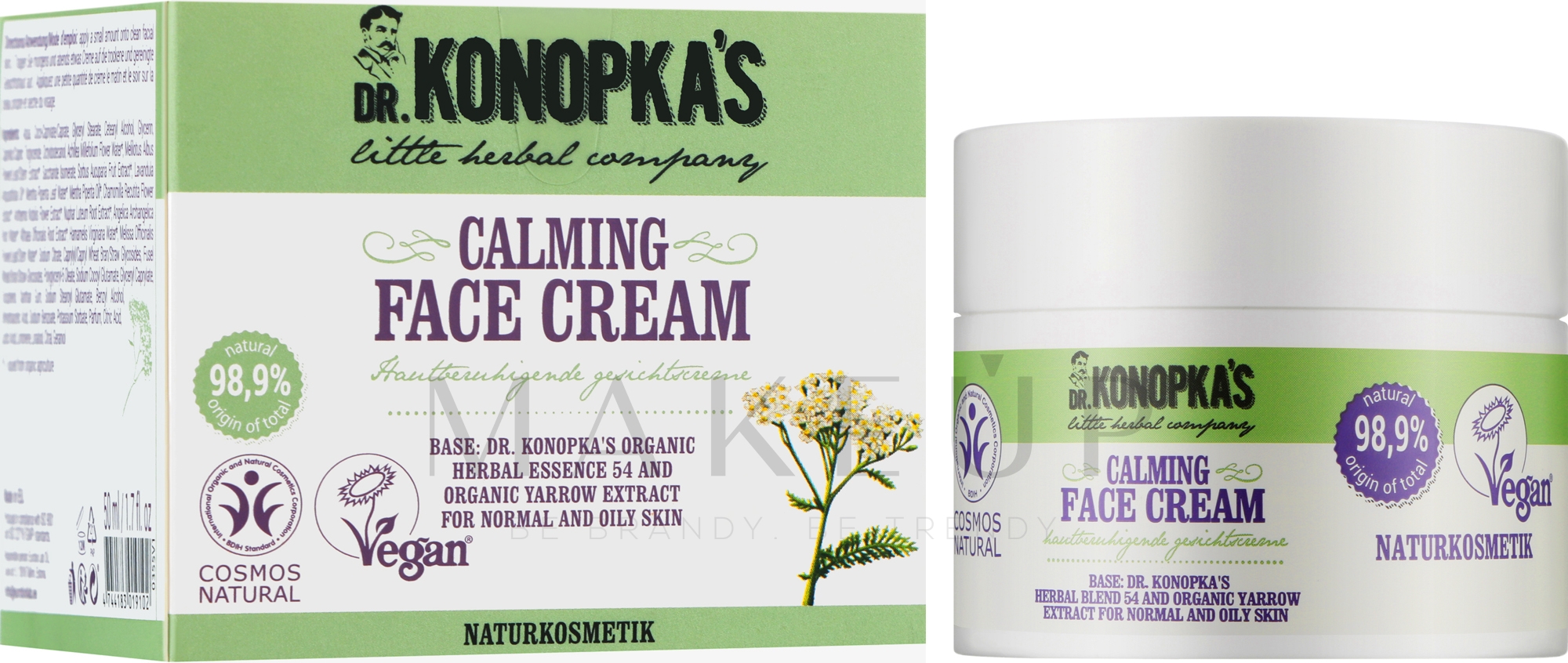 Beruhigende Gesichtscreme - Dr. Konopka's Calming Face Cream — Bild 50 ml