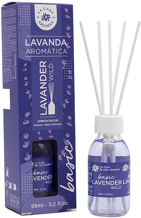Raumerfrischer Lavendel - La Casa De Los Aromas Reed Diffuser Lavender Wild — Bild N1
