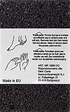 Bimsstein für die Füße 1080-VO schwarz mit grobem Schleifmittel - Deni Carte — Bild N2