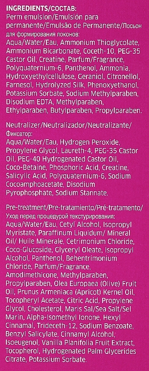 Haarpflegeset - Wella Professionals Creatine+ Wave (Haarlotion 75ml + Neutralizer 100ml + Haarbehandlung 30ml) — Bild N3