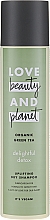 Düfte, Parfümerie und Kosmetik Entgiftendes Trockenshampoo mit Bio Grüntee-Extrakt für normales bis fettiges Haar - Love Beauty&Planet Organic Green Tea Uplifting Dry Shampoo