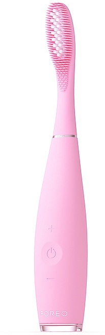 Elektrische Schall-Zahnbürste aus Silikon rosa - Foreo ISSA 3 Ultra-hygienic Silicone Sonic Toothbrush Pearl Pink — Bild N2