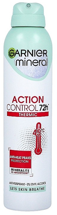 Deospray - Garnier Women Spray Action Control 72h Thermic — Bild N1